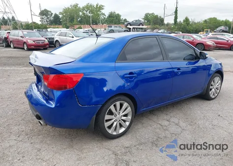 2010 Kia Forte Sx из США, поврежденный, VIN KNAFW4A38A5055628